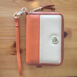 Spartina 449 Orange Cell Phone Clutch